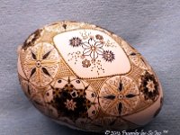 WIP Ukrainian Easter Egg Batik Art Pysanky By So Jeo : pysanky pysanka ukrainian easter egg batik art sojeo flowers circles medallions rose pussy willows vines leaves